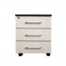 Comoda Office birou cu 3 sertare wenge/ladin